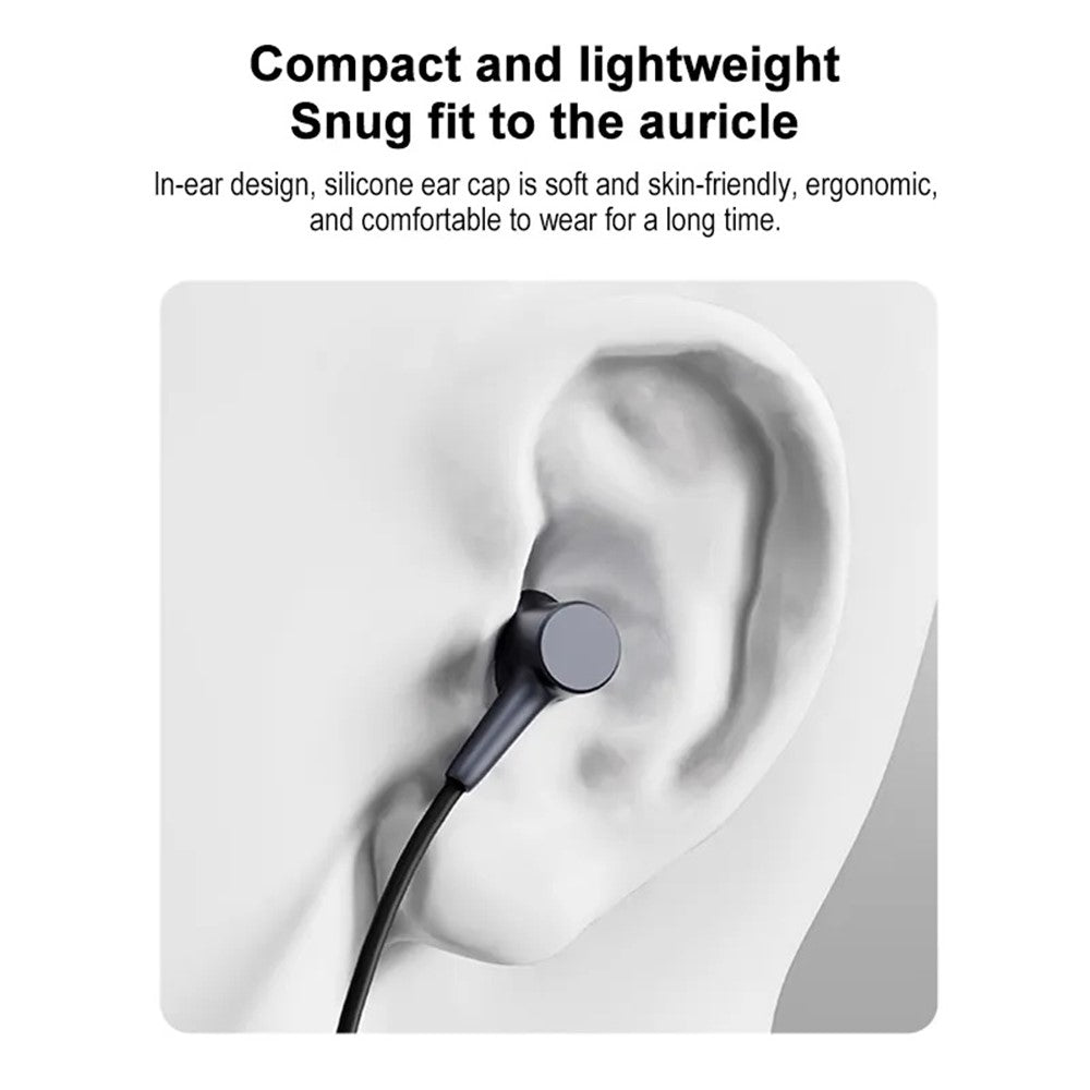 XIAOMI DDQ02WM 3.5mm Wired Earphone Wire Control Music Calls In-Ear Headset