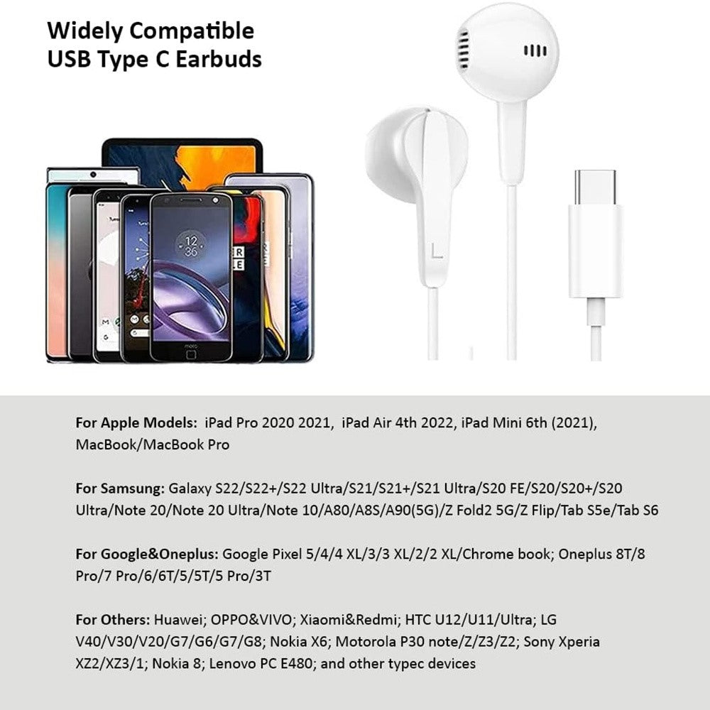 ME544F HIFI Type-C Digital Chip Earphones Noise Reduction Call Music Magnetic Headset