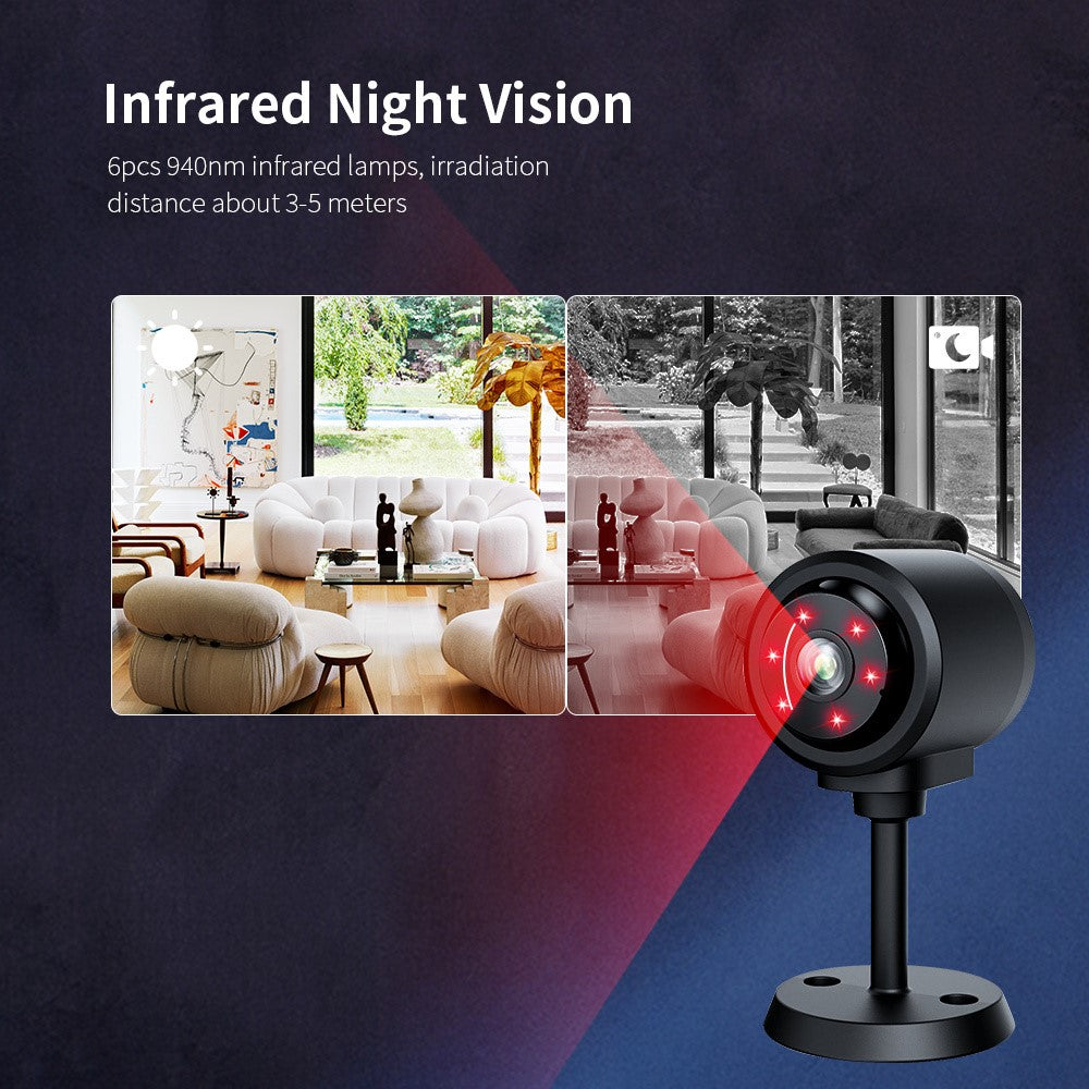 C1 WiFi Security Camera Night Vision Motion Detection 130 Degree Wide Angle Video Camera