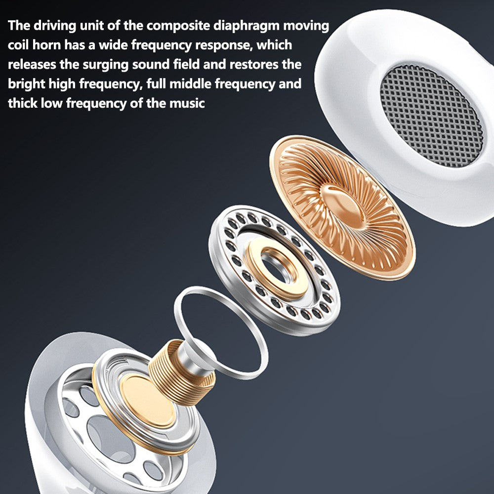 WEKOME YB05 Kinkong Series 3.5mm Interface 1.2m Wired Earphones Semi In-Ear Headphones
