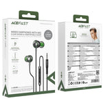 ACEFAST L4 3.5mm Wired Earphones Clear Sound In Ear Headphone with Microphone