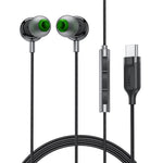 ACEFAST L5 USB-C Kablet Høretelefon med Mikrofon Klar Lyd In-Ear Hovedtelefon