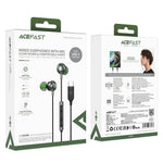 ACEFAST L5 USB-C Kablet Høretelefon med Mikrofon Klar Lyd In-Ear Hovedtelefon
