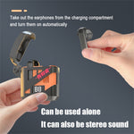 VSIDEA A88S Wireless Bluetooth-Compatible Earbuds Low Latency Deep Bass Semi In Ear Headphones