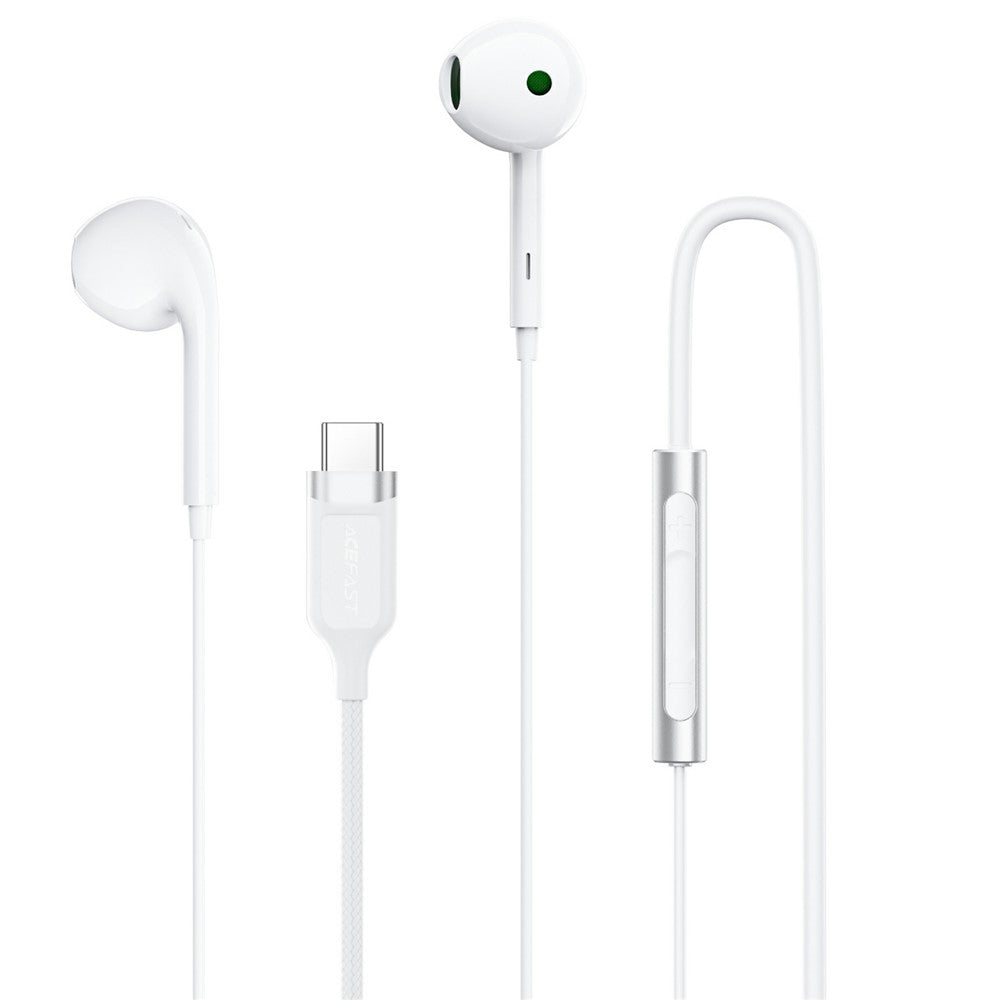 ACEFAST L7 USB-C Semi In-Ear Wired Earphones USB-C Headphones with Microphone for Mobile Phones / Tablets