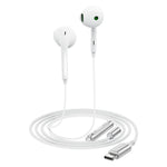 ACEFAST L7 USB-C Semi In-Ear Wired Earphones USB-C Headphones with Microphone for Mobile Phones / Tablets