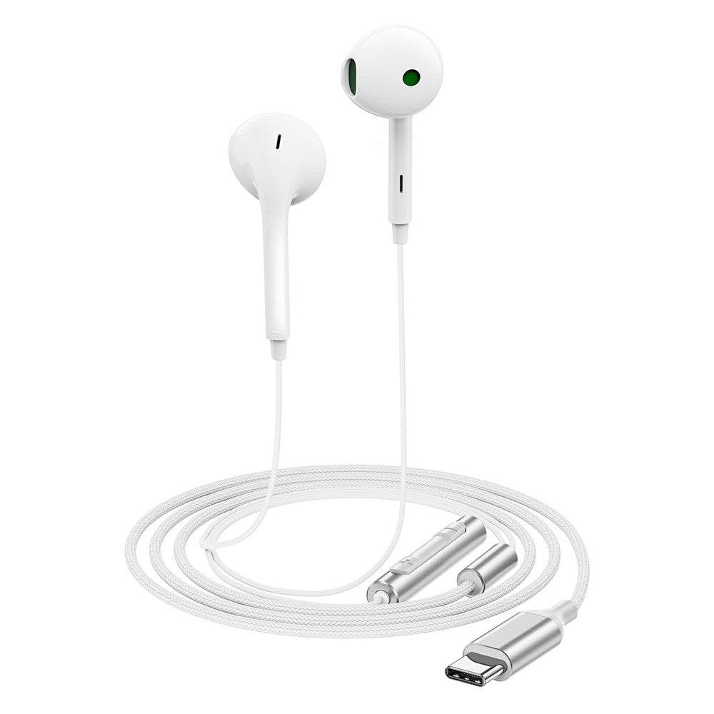 ACEFAST L7 USB-C Semi In-Ear Wired Earphones USB-C Headphones with Microphone for Mobile Phones / Tablets
