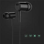 D21 In-ear with Microphone Corded Headset for Laptop PC iPad Mobile Phone