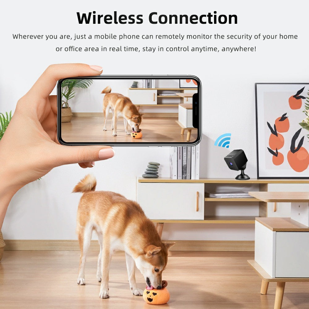 F1 Motion Detection WiFi HD Night Vision Camera Remote Viewing 1080P Wireless Security Cam