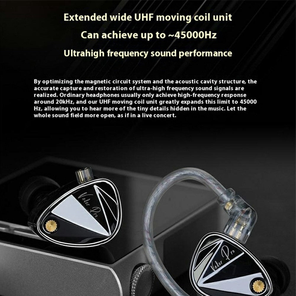 KZ Vader Pro High-End 6-Driver Dynamic In-Ear Earphone Balanced Sound Wired Tuning Headsets