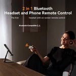 Q12 For TikTok Videos Selfie Remote Control Bluetooth-Compatible Earphones Half In Ear TWS Headsets