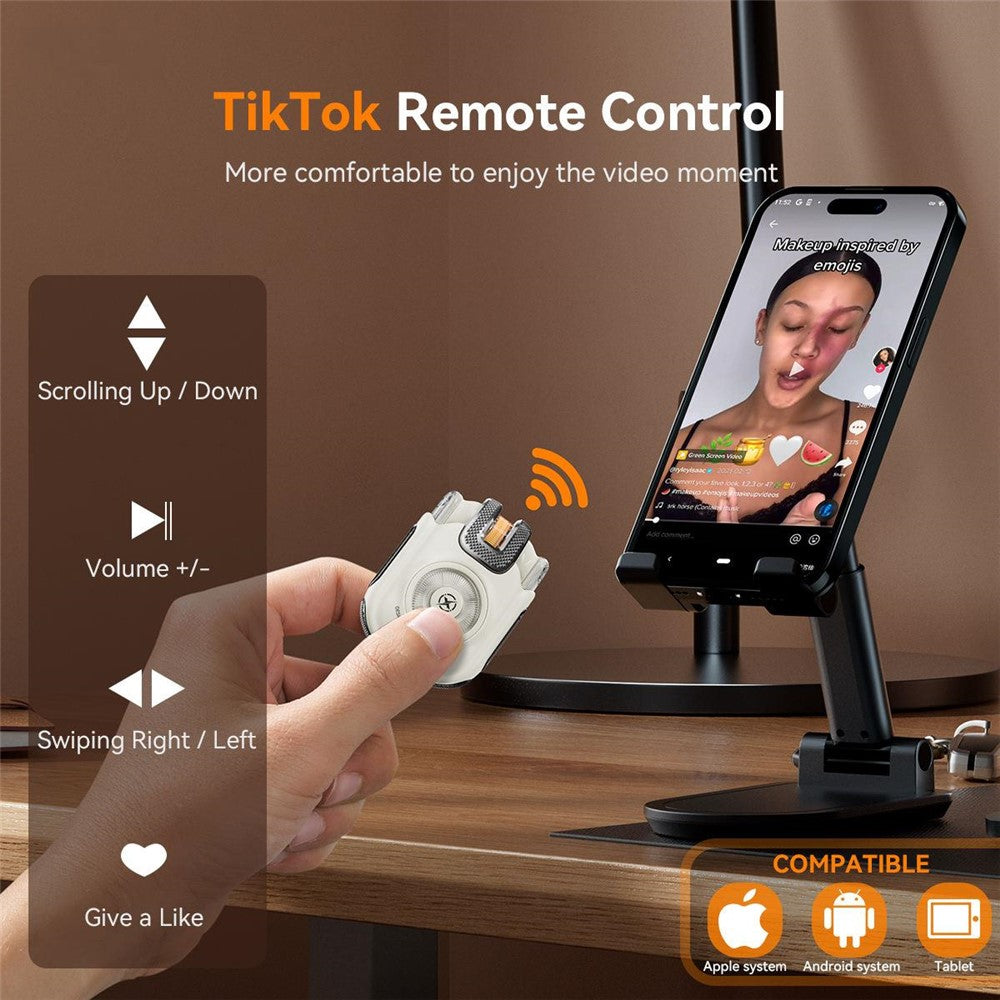 Q12 For TikTok Videos Selfie Remote Control Bluetooth-Compatible Earphones Half In Ear TWS Headsets