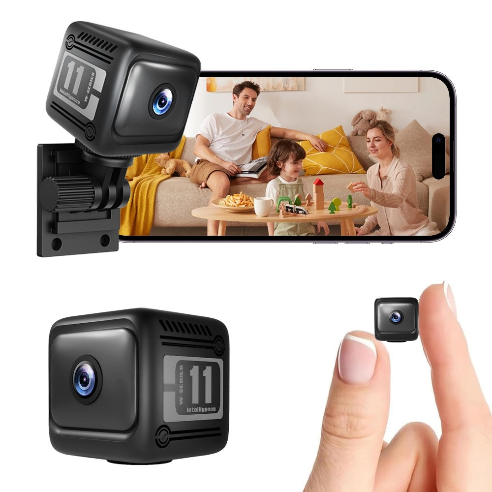 W11 WiFi Mini Camera HD Night Vision Wireless Security Camera with Motion Detection for Home Surveillance