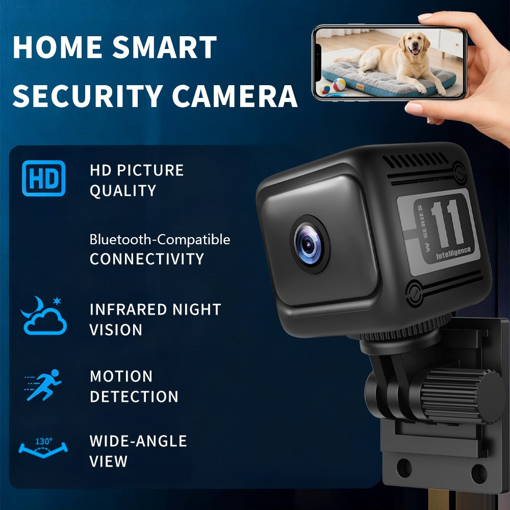 W11 WiFi Mini Camera HD Night Vision Wireless Security Camera with Motion Detection for Home Surveillance