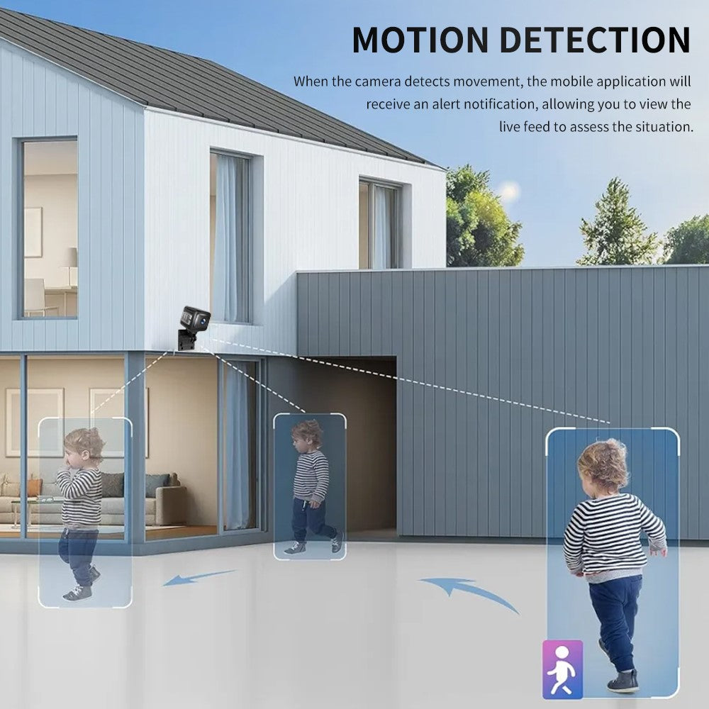 W11 WiFi Mini Camera HD Night Vision Wireless Security Camera with Motion Detection for Home Surveillance