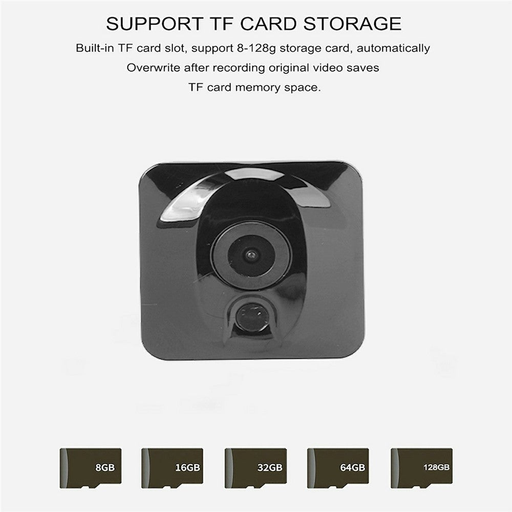 A19 Bluetooth-Compatible Wireless WiFi Camera 1080P HD Infrared Night Vision Camera with Motion Detection Alarm for Home