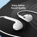 USAMS SJ771 EP-50 1.2m Type-C Digital Wired Earphones Semi-in-ear Earphones with Microphone