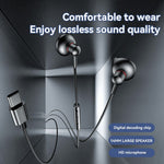 YESIDO YH49 Type-C Digital Earphones Lossless Audio Wired Earbuds for Desktop / Notebook / Tablet / Cell Phone