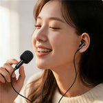 ACEFAST L12 USB-C Semi In-Ear Karaoke Wired Earphones Built-In Microphone for Live Streaming / Recording / Gaming