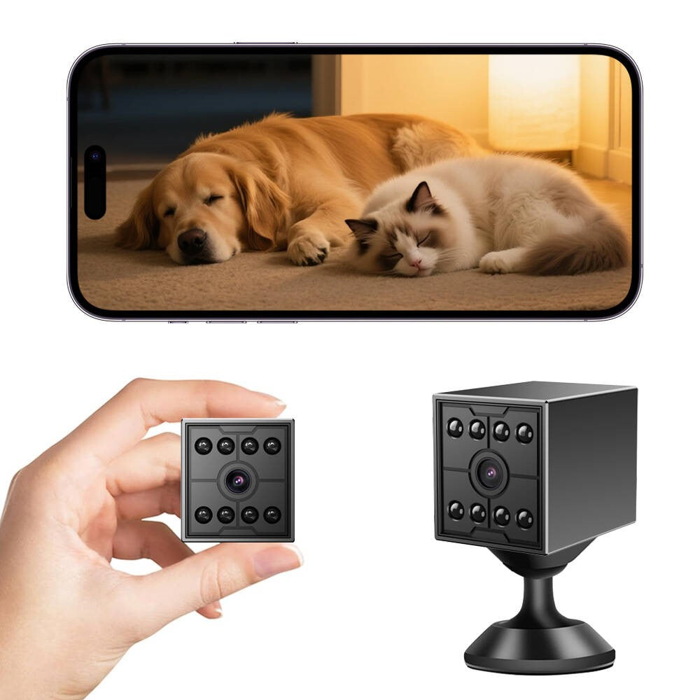 W09 WiFi HD Mini Night Vision Camera Remote Monitoring Motion Detection 1080P Security Cam
