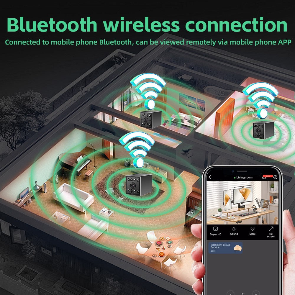 W09 WiFi HD Mini Night Vision Camera Remote Monitoring Motion Detection 1080P Security Cam
