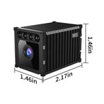 W05 mini WiFi-säkerhetskamera, 1080P HD, 130 graders vidvinkel, mörkerseende och rörelsedetektering för övervakning av husdjur i hemmet