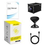W05 mini WiFi-säkerhetskamera, 1080P HD, 130 graders vidvinkel, mörkerseende och rörelsedetektering för övervakning av husdjur i hemmet