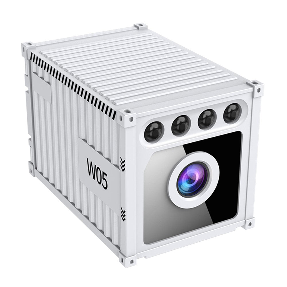 W05 mini WiFi-säkerhetskamera, 1080P HD, 130 graders vidvinkel, mörkerseende och rörelsedetektering för övervakning av husdjur i hemmet