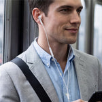 ACEFAST L14 Wired Earphone 3.5mm Semi In-Ear Headphones with HD Microphone for Phone Tablet