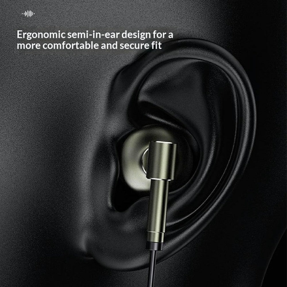 ERAZER EY03 Pro Wired Earphones with Mic Type-C Semi-In-Ear Headphones for Gaming