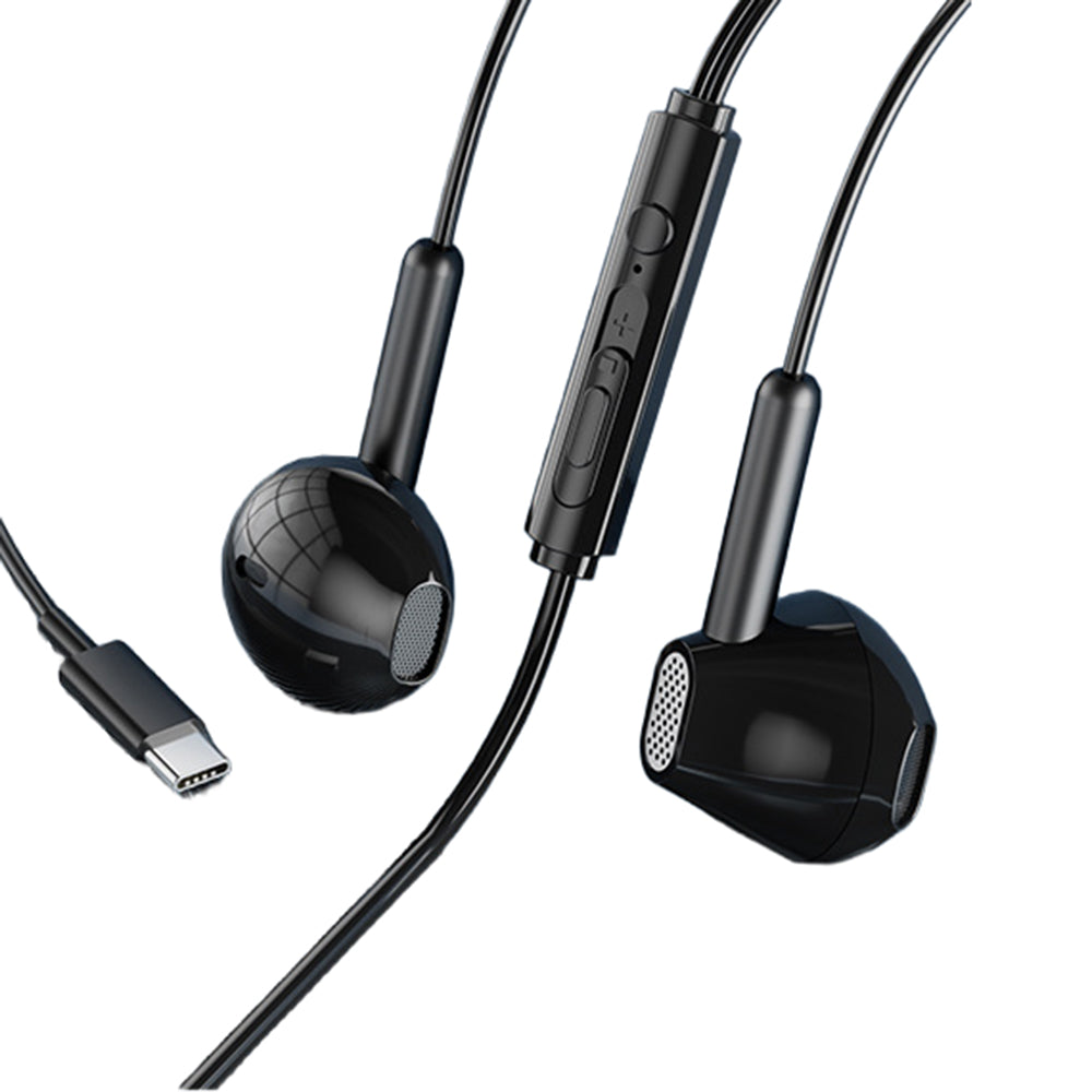 ERAZER EY02 Wired Earphones 14mm Driver HiFi Sound Semi-in-ear Earphones with Mic (Invested By Lenovo)
