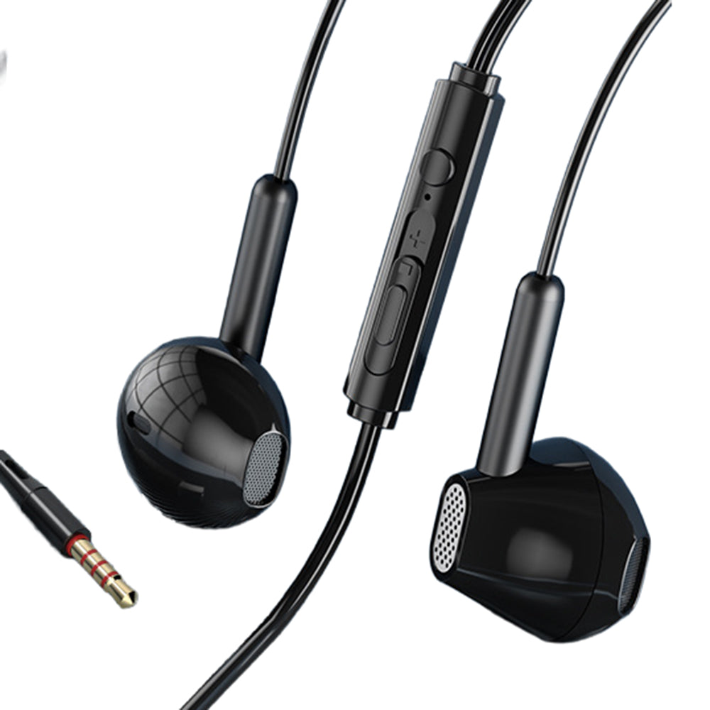 ERAZER EY02 Wired Earphones 14mm Driver HiFi Sound Semi-in-ear Earphones with Mic (Invested By Lenovo)