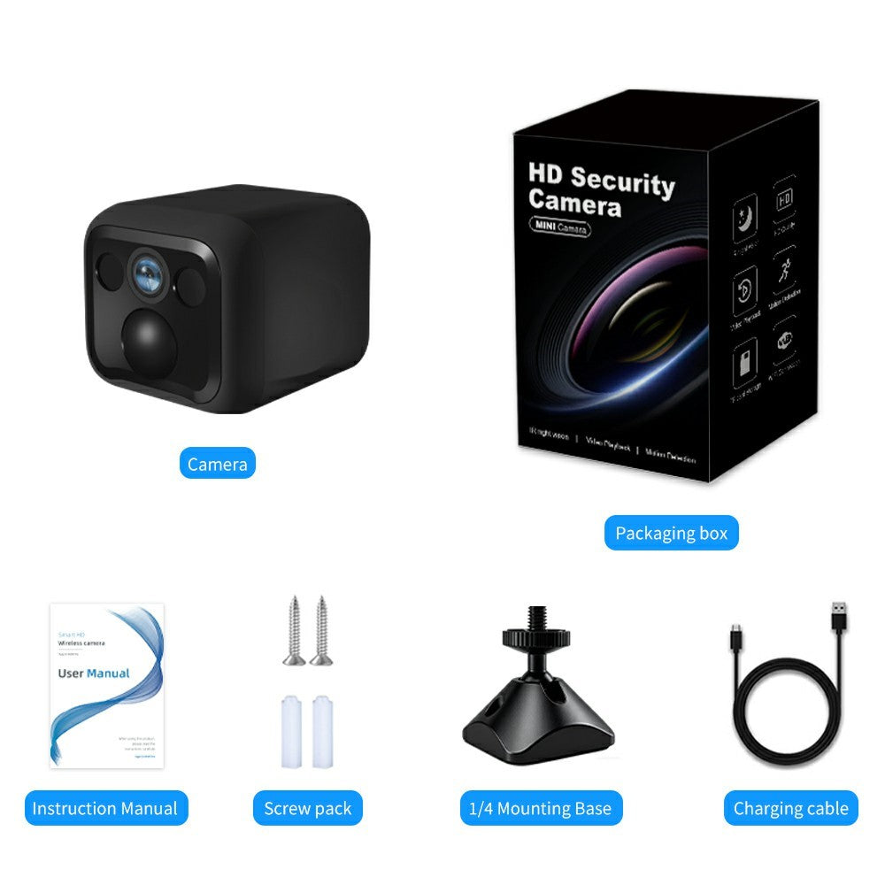 B01 Mini WiFi Security Camera 3MP HD 1080P Night Vision PIR Human Detection Wireless Safety Camera for Home Outdoor