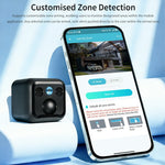 B01 Mini WiFi Security Camera 3MP HD 1080P Night Vision PIR Human Detection Wireless Safety Camera for Home Outdoor