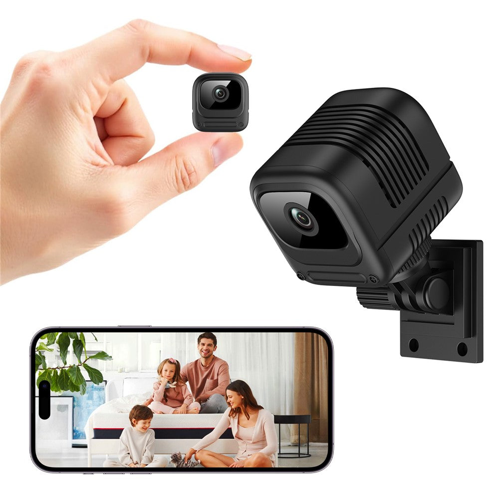 W08 WiFi Mini Camera HD 1080P Infrared Night Vision Motion Detection 130 Degree View Security Cam for Home