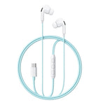 WEKOME YB13 Macaron Series Type-C kablet øretelefon 10mm HiFi lyd in-ear hovedtelefon til musik og opkald