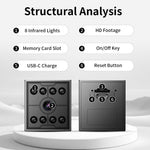 W09 WiFi HD Mini Night Vision Camera 720P Security Cam Motion Detection for Home Office