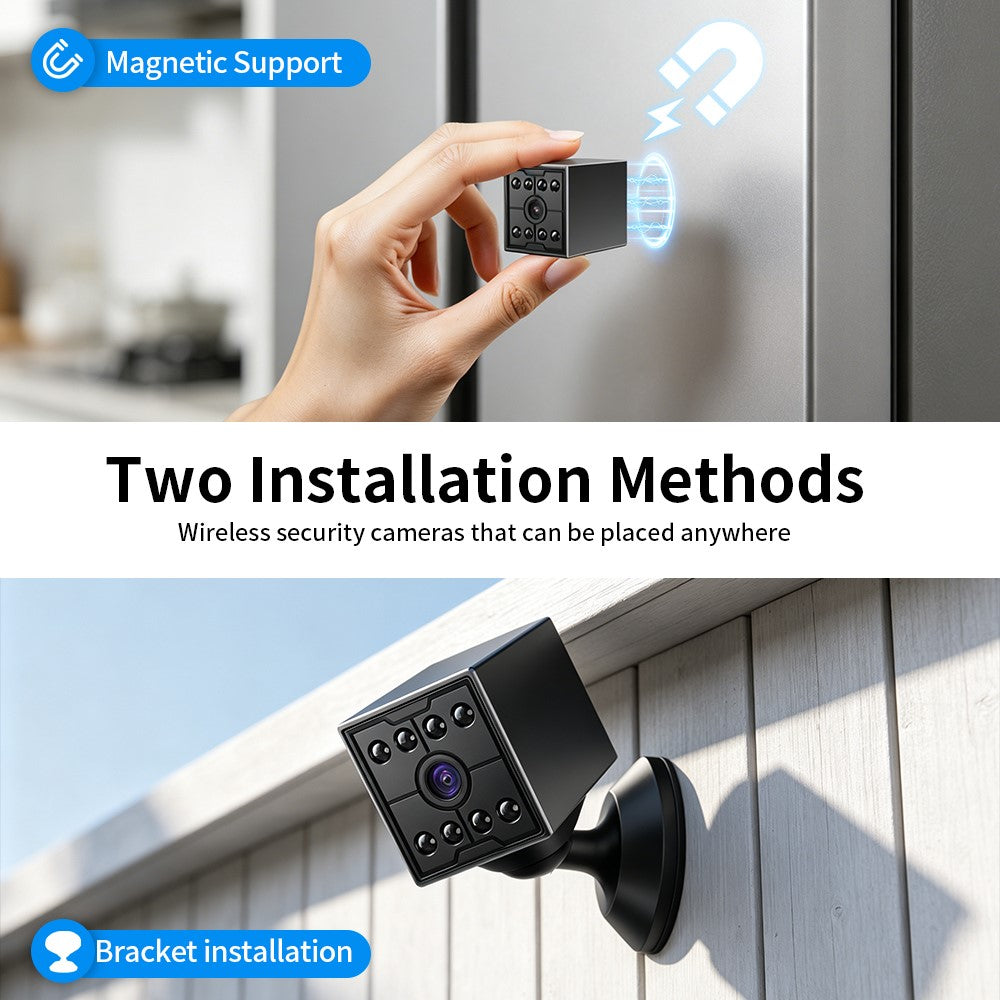W09 WiFi HD Mini Night Vision Camera 720P Security Cam Motion Detection for Home Office