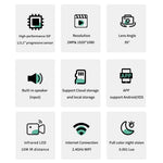 K7 WiFi-kamera HD Mini 1080P Fullfärg Nattseende Tvåvägsljud Vidvinkel för inomhussäkerhet