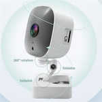K7 WiFi-kamera HD Mini 1080P Fullfärg Nattseende Tvåvägsljud Vidvinkel för inomhussäkerhet