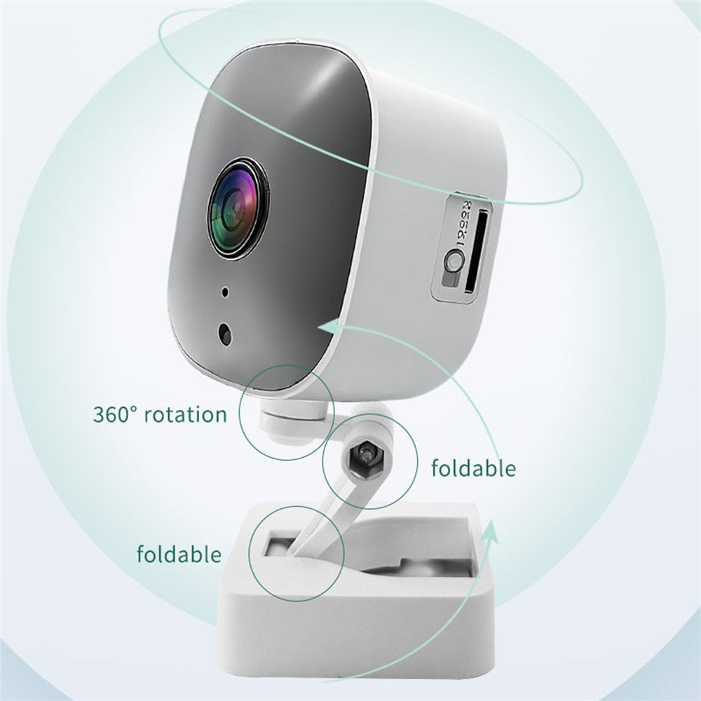 K7 WiFi-kamera HD Mini 1080P Fullfärg Nattseende Tvåvägsljud Vidvinkel för inomhussäkerhet