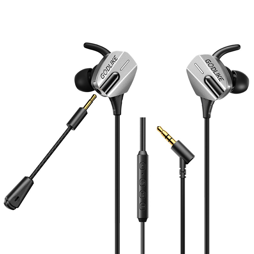 WEKOME YC10 Godlike Series 3,5 mm Kabelforbundne Gaming-Høretelefoner 10 mm Kobberringsmembran med Aftagelig Støjreducerende Mikrofon
