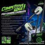 WEKOME YC10 Godlike Series 3,5 mm Kabelforbundne Gaming-Høretelefoner 10 mm Kobberringsmembran med Aftagelig Støjreducerende Mikrofon