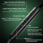 WEKOME YC10 Godlike Series 3,5 mm Kabelforbundne Gaming-Høretelefoner 10 mm Kobberringsmembran med Aftagelig Støjreducerende Mikrofon