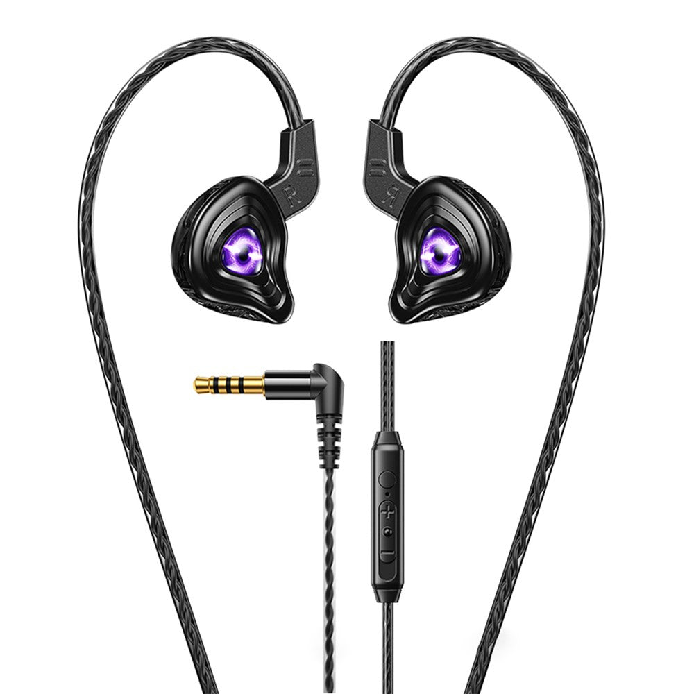 WEKOME YC09 3.5mm Wired In-Ear Earphones HiFi Sound 10mm Driver with Mic for Music Calls Gaming