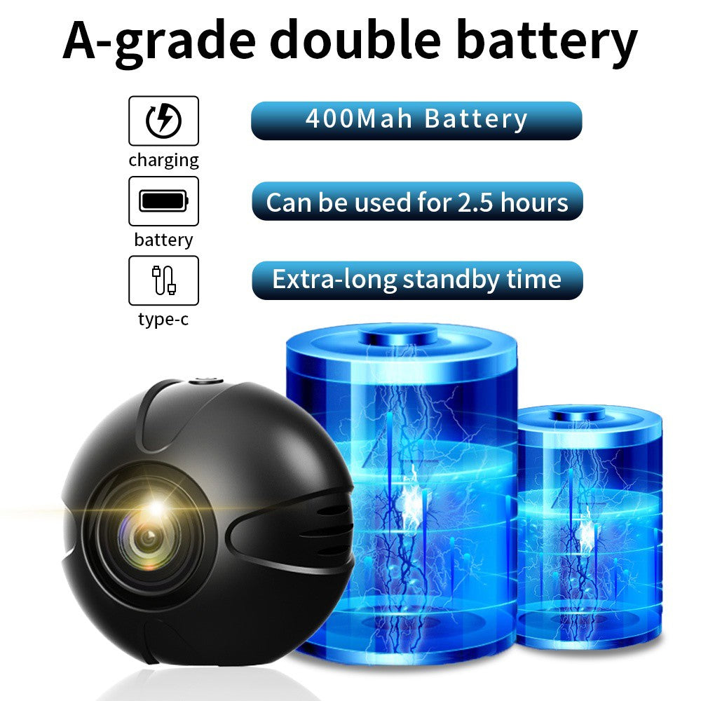 X3-1 1080P WiFi-kamera med nattesyn, 400mAh-batteri, ABS + PC-sportskamera til udendørs sports­overvågning