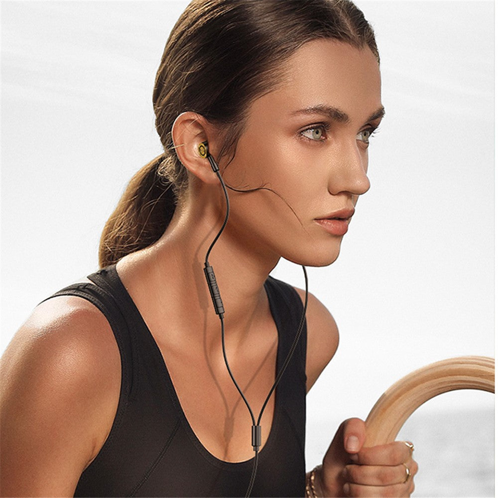 USAMS US-SJ482-EP-43 Type-C In-ear Metal Headsets Stereo Earphones, 1.2m