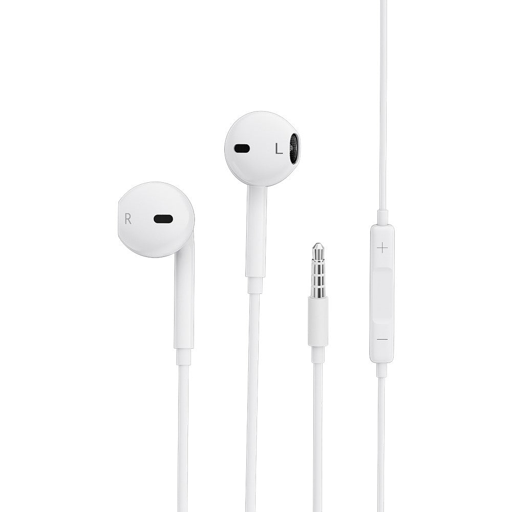 ESSAGER EJ01 3.5mm Wired Control Deep Bass Earphone 1.2m Music Mobile Phone Headset Earbuds for iPhone Huawei