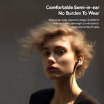 ESSAGER EJ01 3.5mm Wired Control Deep Bass Earphone 1.2m Music Mobile Phone Headset Earbuds for iPhone Huawei