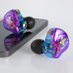 QKZ AK6 Max 3,5 mm in-ear-hörlurar, hi-fi-ljud, avtagbara trådbundna hörlurar, utan mikrofon